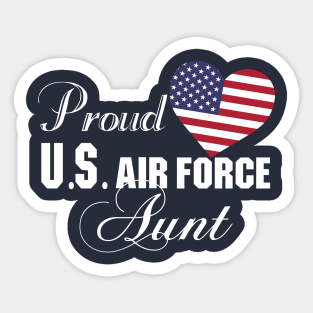 Best Gift for Aunt - Proud U.S. Air Force Aunt Sticker